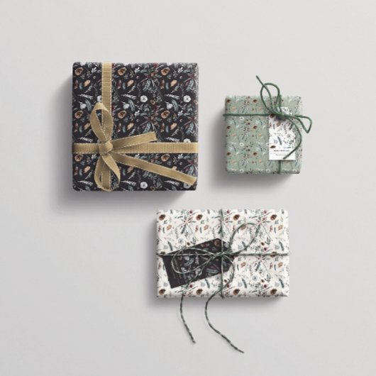 Winterfolie Geschenkpapier