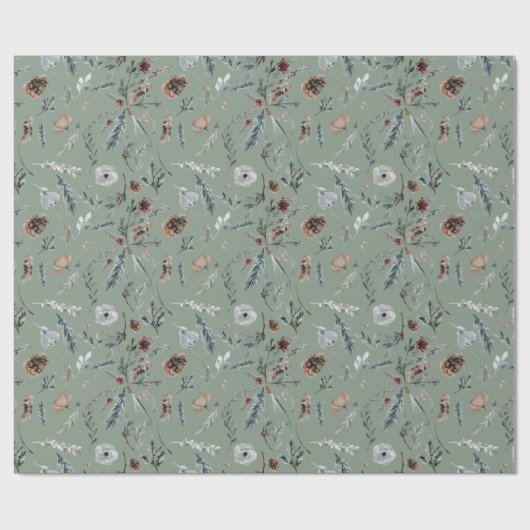 Winterfolie Geschenkpapier (Flach)