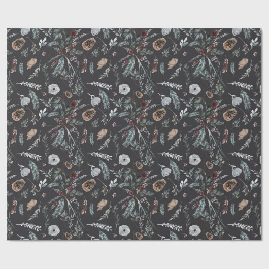 Winterfolie Geschenkpapier (Flach)