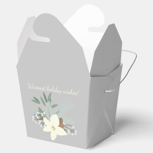 Winterfolie Geschenkschachtel (Geöffnet)