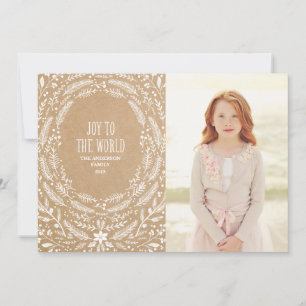 Winterfolienart 2 Fotokarte für den Urlaub Feiertagskarte