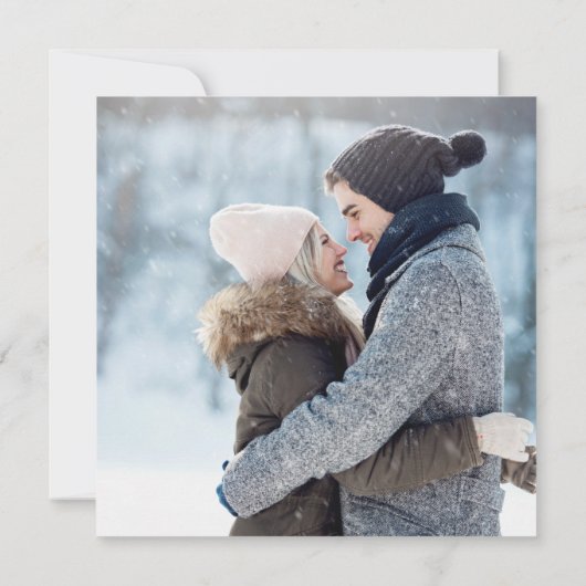 WinterFoto Save The Date (Rückseite)