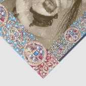 WINTERFOTOVORLAGE, ANGELN, WERTVOLLE JEWELS, GEMS SEIDENPAPIER (Ausschnitt)