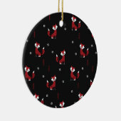 WinterFox Keramik Ornament (Rechts)