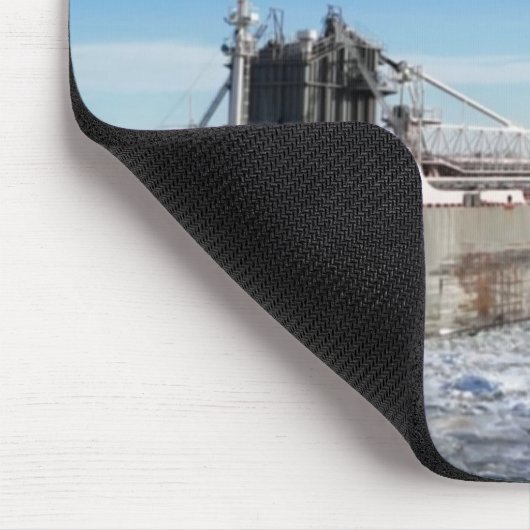 Winterfrachter Manitoulin Great Sees Ship Mousepad (Ecke)