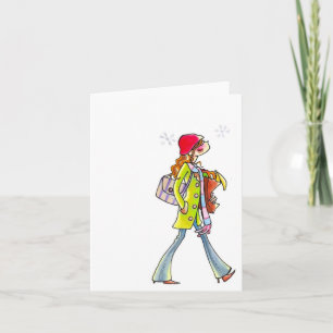 Winterfrauen kaufen notecard karte
