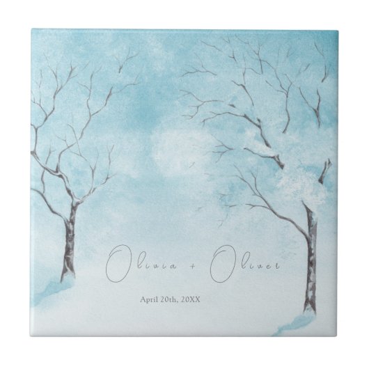 Winterfreude Fliese (Vorderseite)