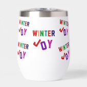 Winterfreude - Gemütliche, bunte Briefe (Vorderseite)