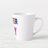 Winterfreude - Gemütliche, bunte Briefe Milchtasse (Rechts)