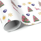 Winterfreude Geschenkpapier (Rolleneckpunkt)