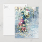 WINTERFREUDE POSTKARTE (Vorne/Hinten)