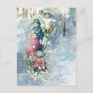 WINTERFREUDE POSTKARTE