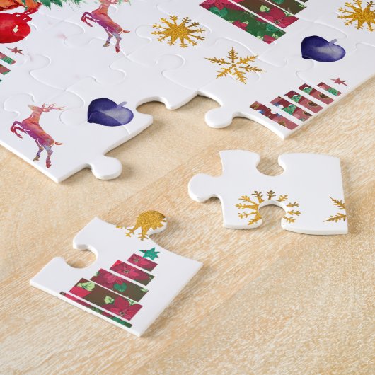 Winterfreude Puzzle (Seite)