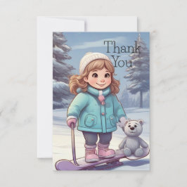 Winterfreunde Dankeskarte