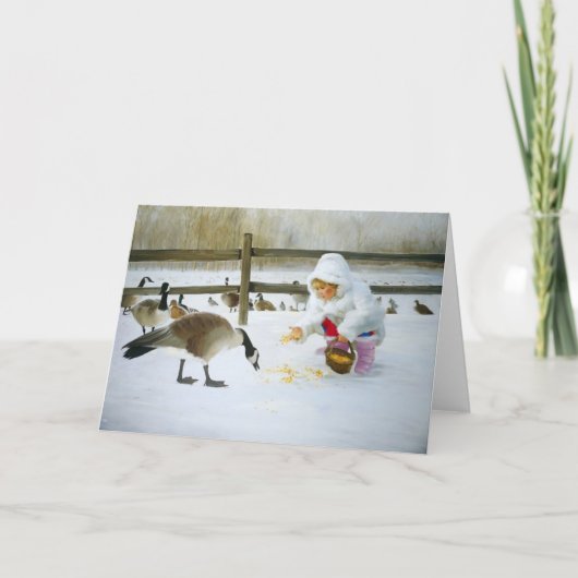 Winterfreunde Karte (Vorderseite)