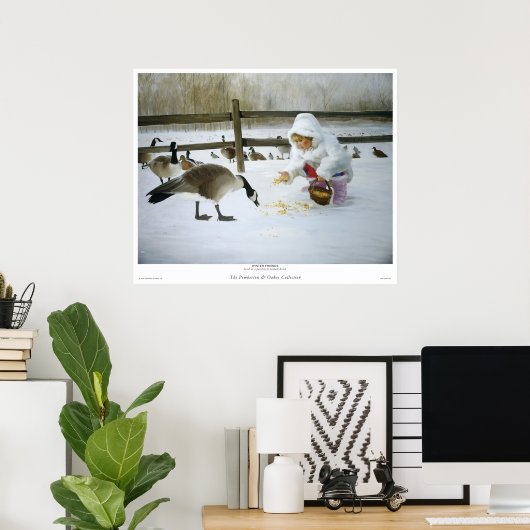 Winterfreunde Poster (Heimbüro)