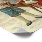 Winterfreunde | Weihnachten Poster (Ecke)