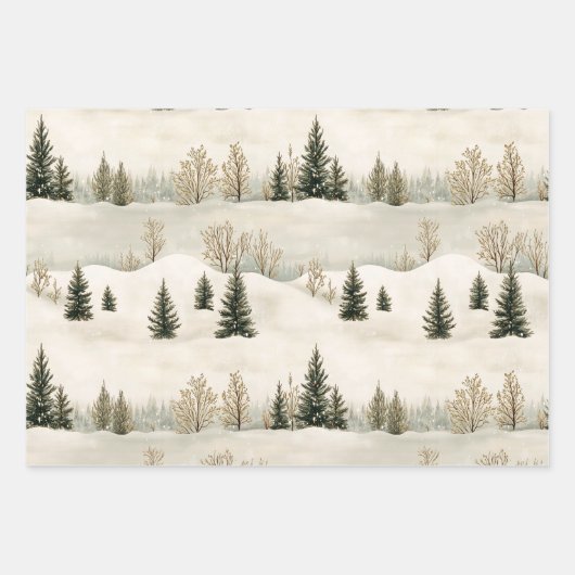 Winterfreundlichkeit Geschenkpapier Set (Vorderseite)