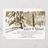 Winterfriedensehen Einladung (Vorne/Hinten)