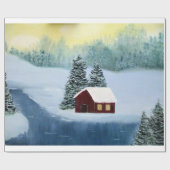 Winterfriedenspackpapier Geschenkpapier (Flach)