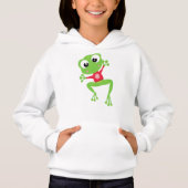 Winterfrosch, Niedlicher Frosch, Grüner Frosch, Sw Hoodie (Vorderseite)