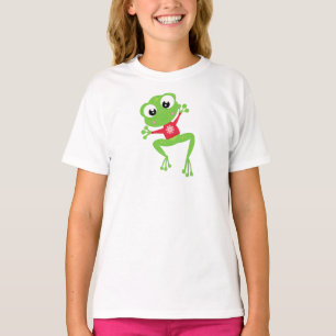 Winterfrosch, Niedlicher Frosch, Grüner Frosch, Sw T-Shirt