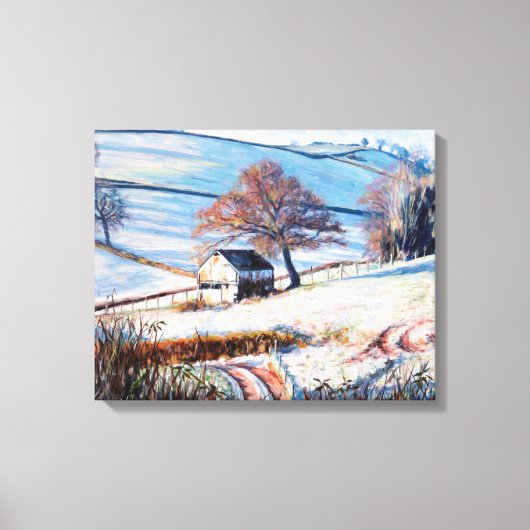 Winterfrost 2009 leinwanddruck (Vorderseite)