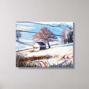 Winterfrost 2009 leinwanddruck