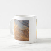 Winterfrost auf Glas Kaffeetasse (Vorderseite Links)