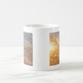 Winterfrost auf Glas Kaffeetasse (Mittel)