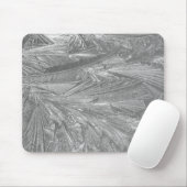 Winterfrost in Schwarz und Weiß Mousepad (Mit Mouse)