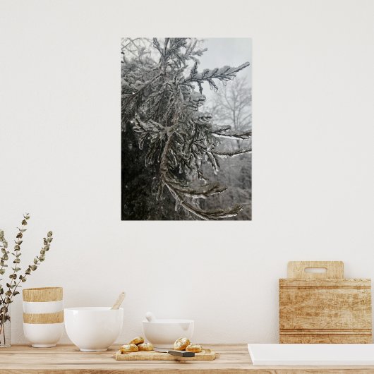 Winterfrost Poster (Küche)