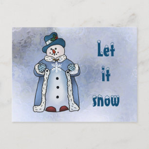 Winterfrost Postkarte