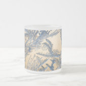 Winterfrosteis Silber Gold Mattglastasse (Mittel)