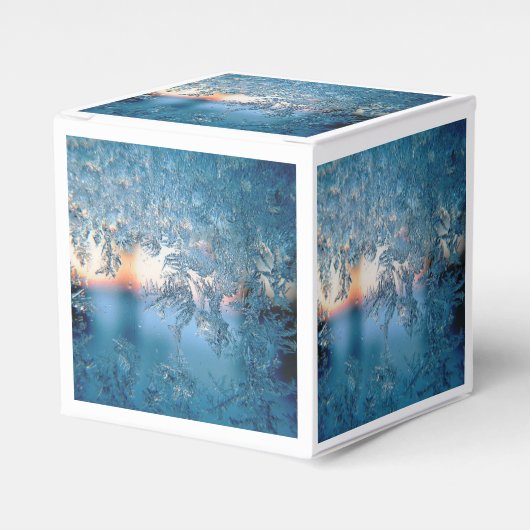 Winterfrostglasfenster Geschenkschachtel (Vorderseite)