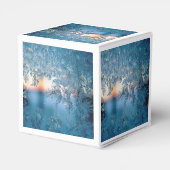 Winterfrostglasfenster Geschenkschachtel (Rückseite)