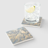 Winterfroststein-Untersetzer Steinuntersetzer (Seitenansicht)