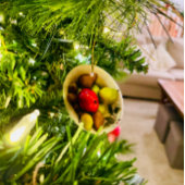 Winterfrüchte - Keramik Ornament