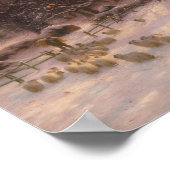 Winterfrühstück , Joseph Farquharson Poster (Ecke)