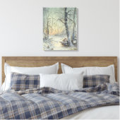 Winterfrühstück Leinwanddruck (Insitu (Schlafzimmer))