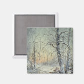 Winterfrühstück Magnet (Vorderseite/Rückseite)