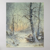 Winterfrühstück Poster (Vorne)