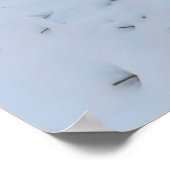 Winterfuchs Poster (Ecke)