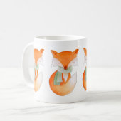 Winterfuchs verpackt Tasse (Vorderseite Links)