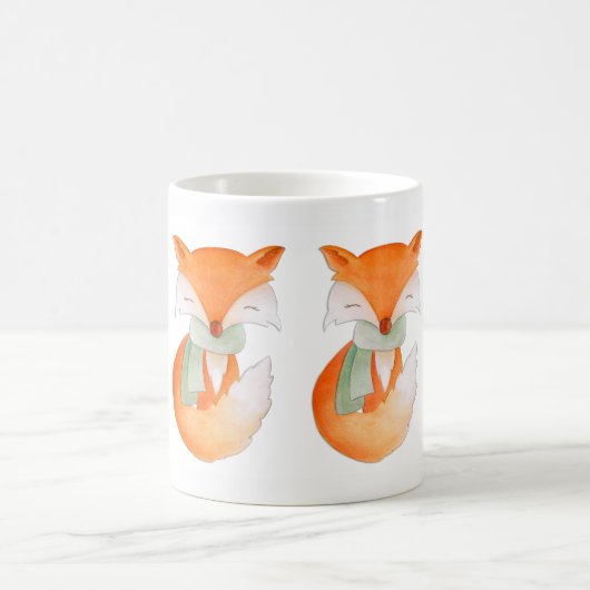 Winterfuchs verpackt Tasse (Mittel)