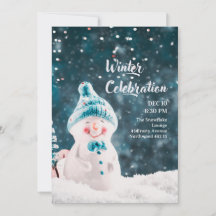 Winterful Party Invitation – Fun Snow Celebration