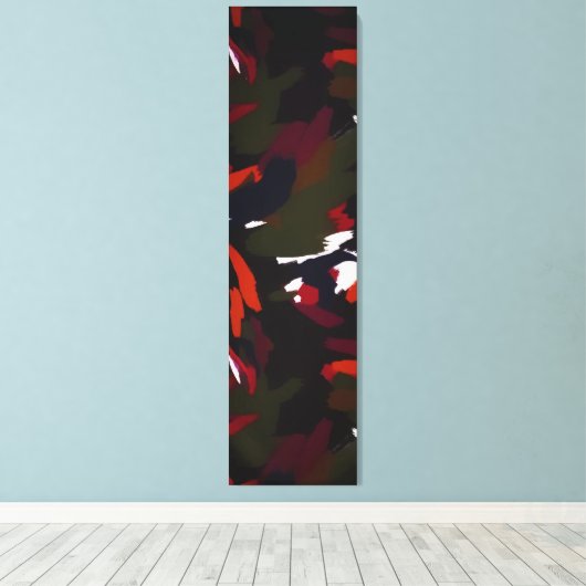 Wintergalaxie Abstrakte künstlerische Pinselstrich Leinwanddruck (Insitu (Holzboden))