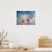 Wintergänse Poster (Küche)