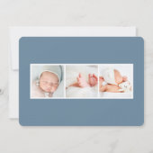 Wintergarten | Ankündigung von Foto zur Geburt (Rückseite)