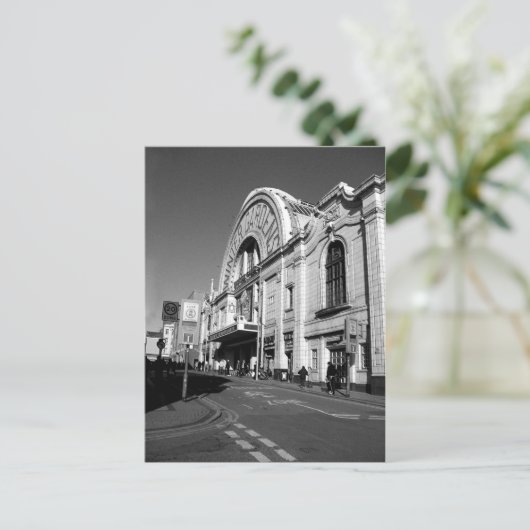 Wintergärten, B/W Postkarte (Stehend Vorderseite)